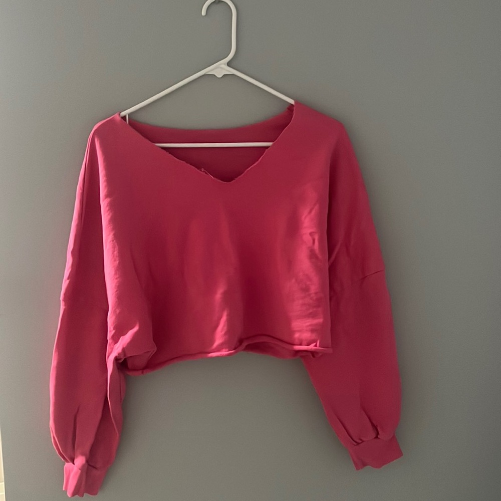 Drop shoulder sweatshirt